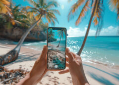 Enhancing Travel Videos and Vlogs with Stock Footage
